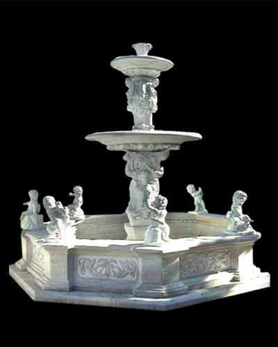 Large Monumental Palatial StoneFountain. Large Marble Garden Fountain for sale